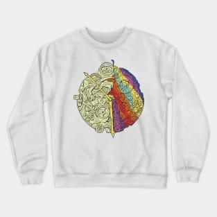 Colorful Rainbow Clockwork Precision Crewneck Sweatshirt